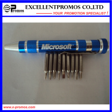 Promoção bolso alumínio chave de fenda ferramenta caneta (EP-TS8124)